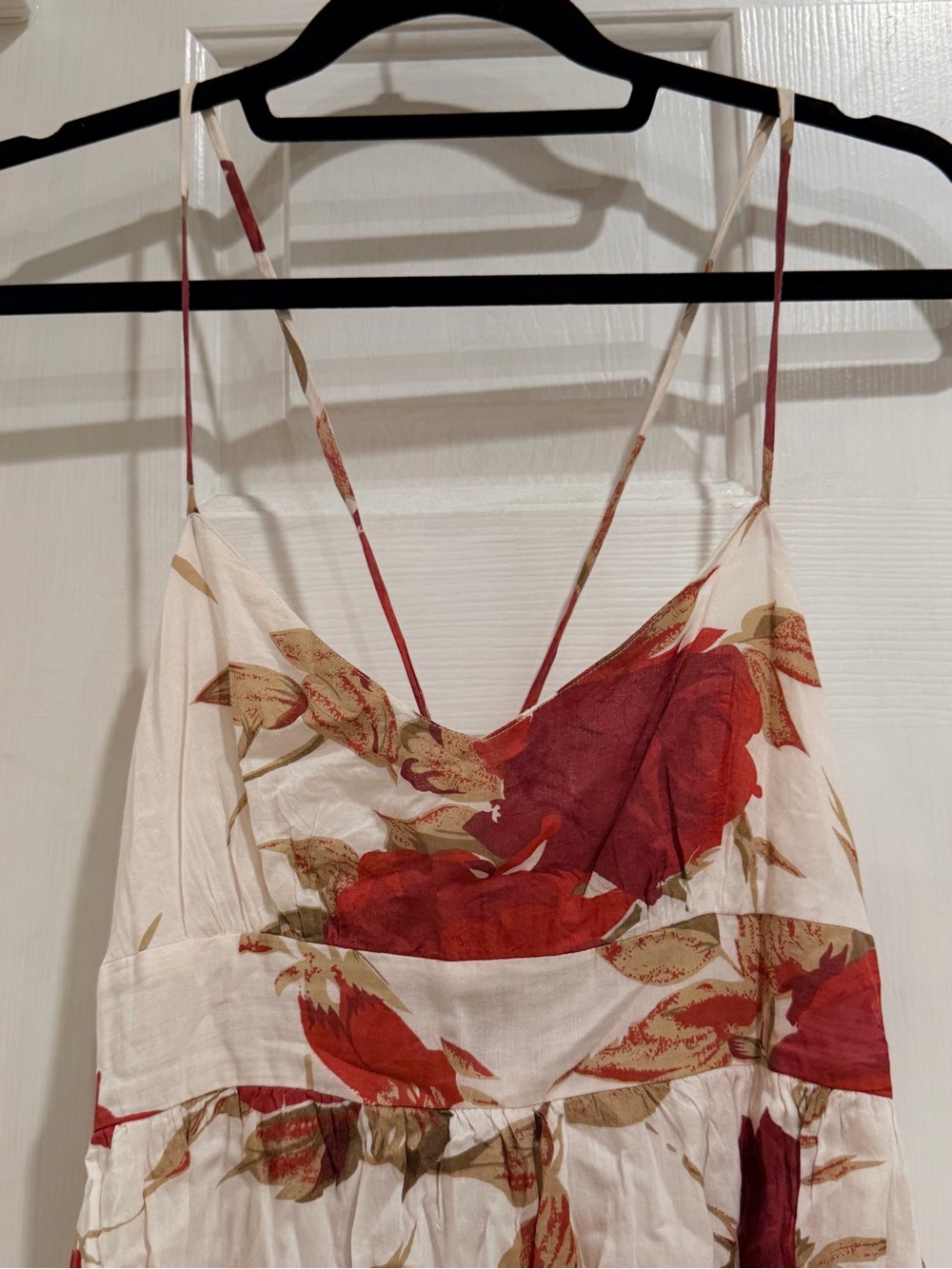 Speechless Y2K White Mini Dress with Red Rose Print - Picture 2 of 6